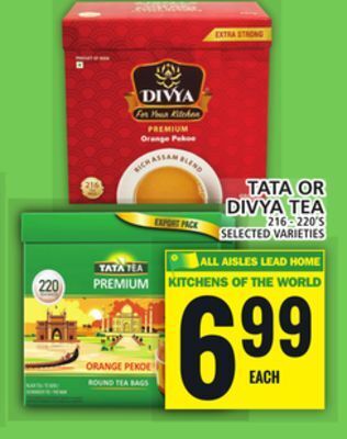 Food Basics Tata or divya tea offer