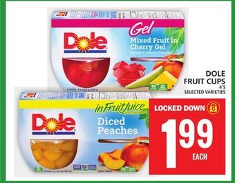 Food Basics Dole fruit cups offer