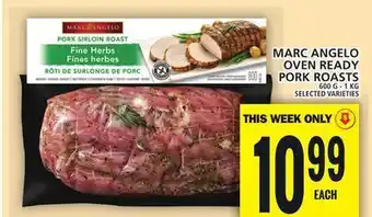 Food Basics Marc angelo oven ready pork roasts offer