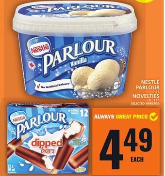 Food Basics Nestlé parlour or novelties offer