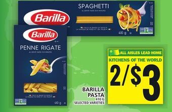 Food Basics Barilla pasta offer