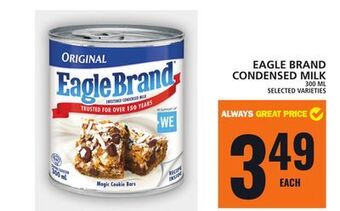 Food Basics Eagle brand condensed milk offer