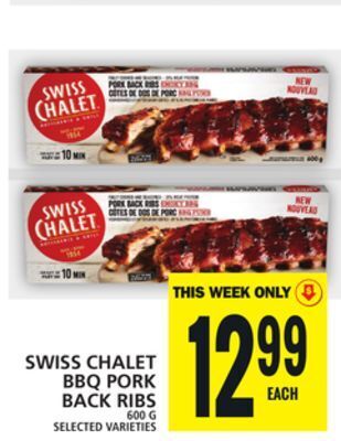 Food Basics Swiss chalet bbq pork back ribs offer