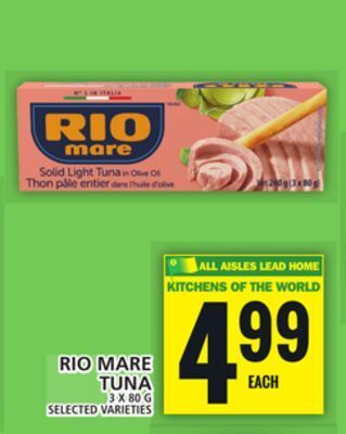Food Basics Rio mare tuna offer