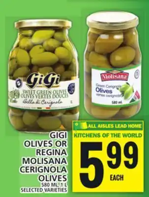 Food Basics Gigi olives or regina molisana cerignola olives offer