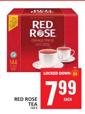 Food Basics Red rose tea offer