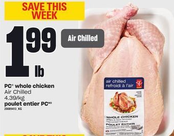 Independent Grocer Pc® whole chicken offer