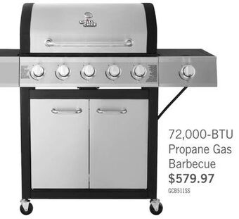 The Brick Grill chef 72,000 btu propane gas barbecue - gcb511ssp offer