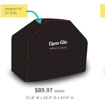 The Brick Dyna-glo premium barbecue cover - dg400c offer
