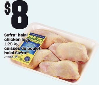 Independent Grocer Sufra® halal chicken legs offer