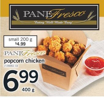 Fortinos Popcorn chicken, 400 g offer