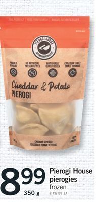 Fortinos Pierogi house pierogies, 350 g offer