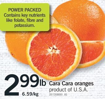 Fortinos Cara cara oranges offer