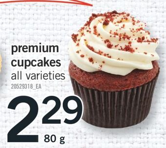 Fortinos Premium cupcakes, 80 g offer
