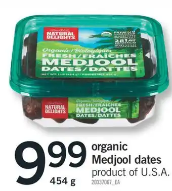Fortinos Organic medjool dates, 454 g offer