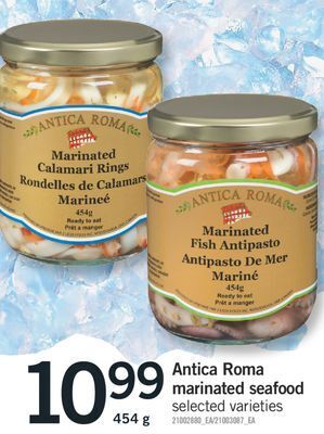 Fortinos Antica roma marinated seafood, 454 g offer