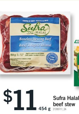 Fortinos Sufra halal beef stew, 454 g offer