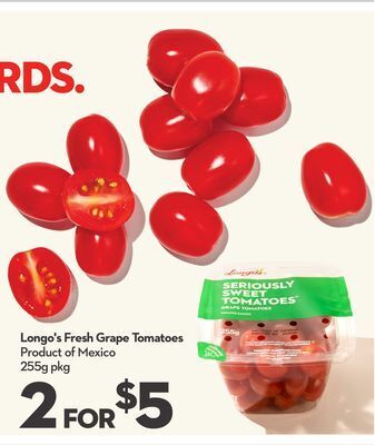 Longo's Longo's fresh grape tomatoes offer