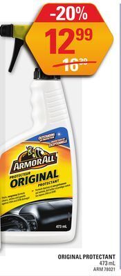 NAPA Auto Parts Original protectant offer