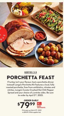 Longo's Longo's porchetta kit offer