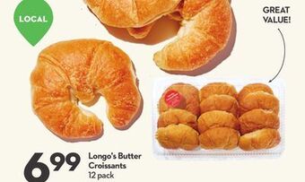 Longo's Longo's butter croissants offer
