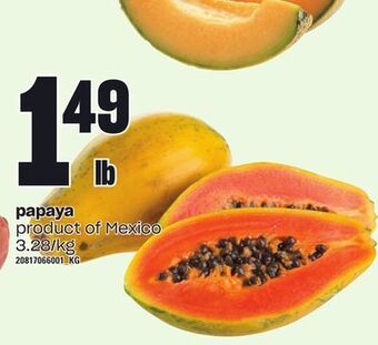 Loblaws Papaya offer