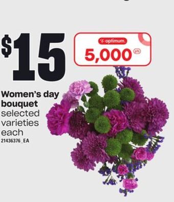 Loblaws Women's day bouquet offer