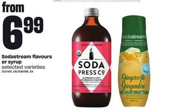 Loblaws Sodastream flavours or syrup offer