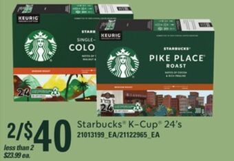 Loblaws Starbucks® k-cup®, 24's offer