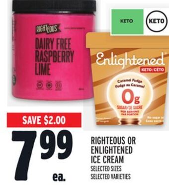 Metro Righteous or enlightened ice cream offer