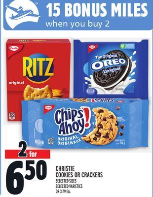 Metro Christie cookies or crackers offer