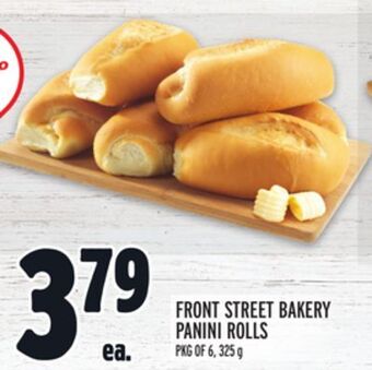 Metro Front street bakery panini rolls offer