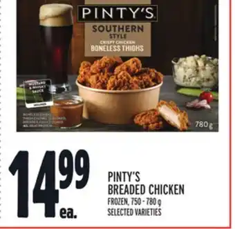 Metro Pinty's breaded chicken offer