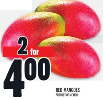 Metro Red mangoes offer