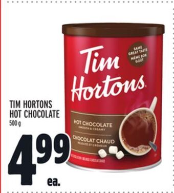 Metro Tim hortons hot chocolate offer