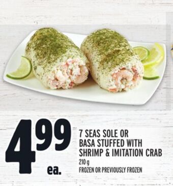 Metro 7 seas sole or basa stuffed with shrimp & imitation crab offer