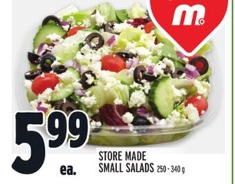 Metro Store made small salads offer