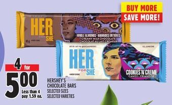 Metro Hershey's chocolate bars offer