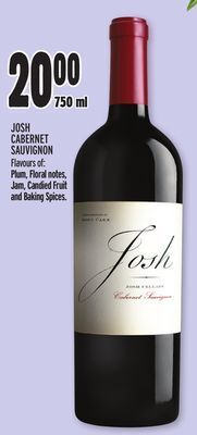 Metro Josh cabernet sauvignon offer