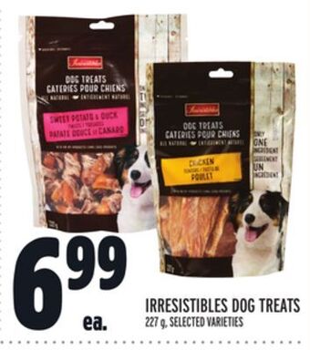 Metro Irresistibles dog treats offer