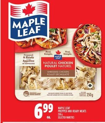 Metro Maple leaf prepped and ready meats offer