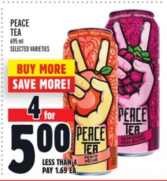 Metro Peace tea offer