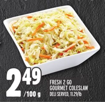 Metro Fresh 2 go gourmet coleslaw offer