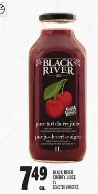 Metro Black river cherry juice offer