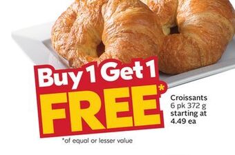 Sobeys Croissants offer