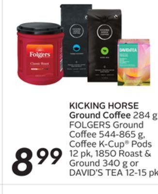 Sobeys Kicking horse ground coffee offer