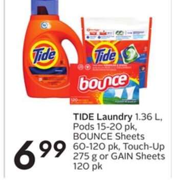 Sobeys Tide laundry offer