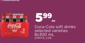 Real Canadian Superstore Coca-cola soft drinks, 8x300 ml offer