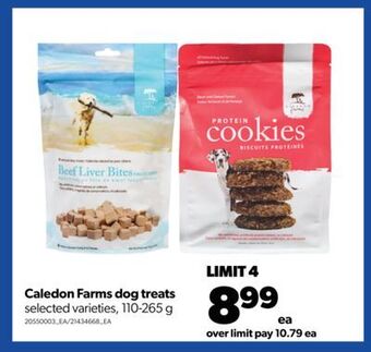Real Canadian Superstore Caledon farms dog treats, 110-265 g offer