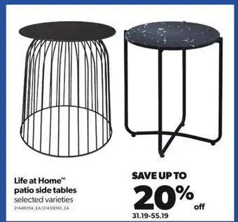Real Canadian Superstore Life at home™ patio side tables offer